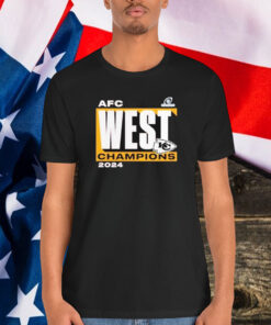 Kansas City Chiefs 2024 AFC West Division Champions Conquer Shirt