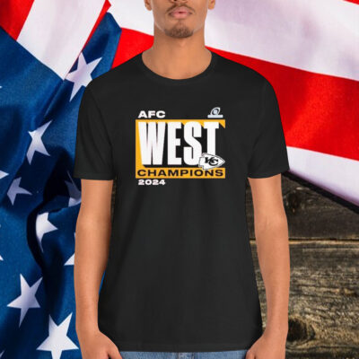 Kansas City Chiefs 2024 AFC West Division Champions Conquer Shirt