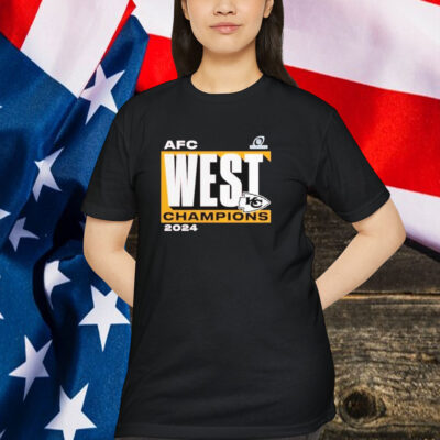 Kansas City Chiefs 2024 AFC West Division Champions Conquer Shirt