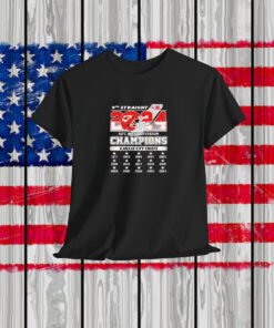 Kansas City Chiefs 9TH Straight 2024 AFC West Division Champions Shirt