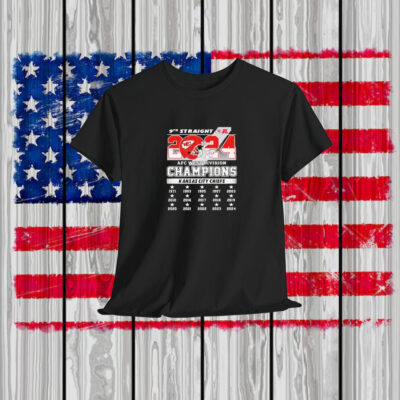Kansas City Chiefs 9TH Straight 2024 AFC West Division Champions Shirt