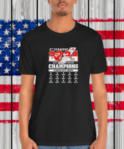 Kansas City Chiefs 9TH Straight 2024 AFC West Division Champions Shirt