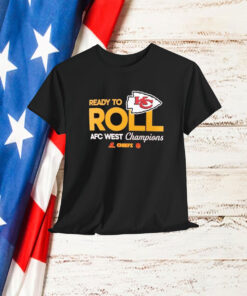 Kansas City Chiefs Ready To Roll 2024 AFC West Division Champions Trophy Shirt