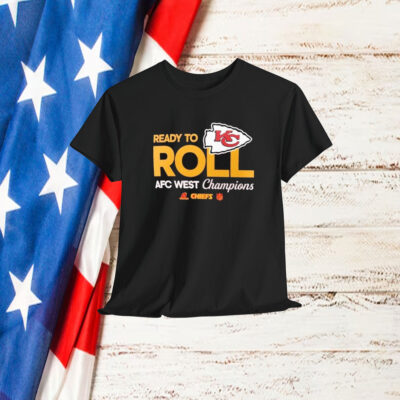Kansas City Chiefs Ready To Roll 2024 AFC West Division Champions Trophy Shirt