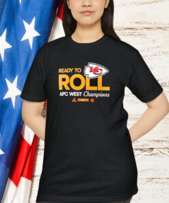 Kansas City Chiefs Ready To Roll 2024 AFC West Division Champions Trophy Shirt