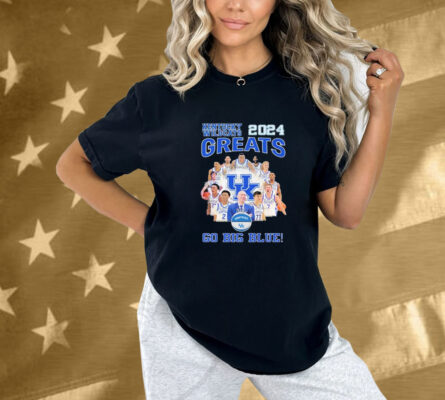 Kentucky Wildcats 2024 Greats Go Big Blue Signatures Shirt