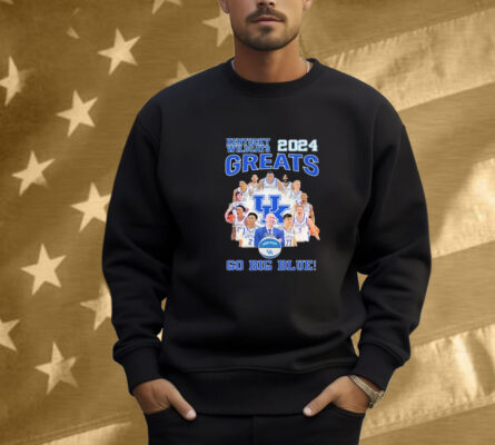Kentucky Wildcats 2024 Greats Go Big Blue Signatures Shirt