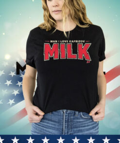 Kirill Kaprizov Milk Man I Love Kaprizov Minnesota Wild T-Shirt