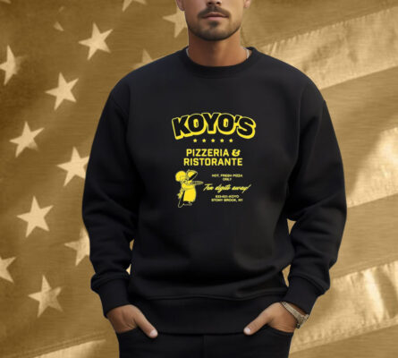Koyo’s Pizzeria And Ristorante Hot Fresh Pizza Only Ten Digits Away Stony Brook Ny Shirt