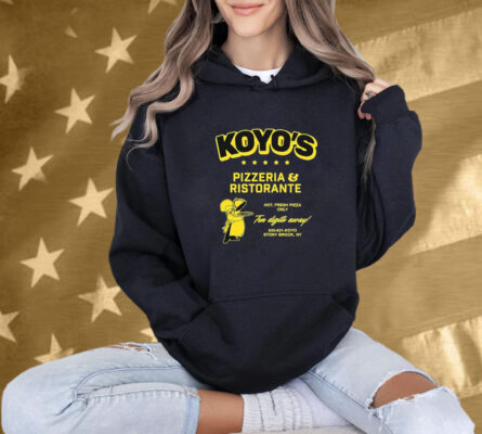 Koyo’s Pizzeria And Ristorante Hot Fresh Pizza Only Ten Digits Away Stony Brook Ny Shirt