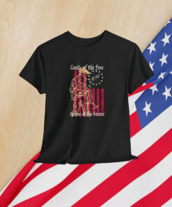 Land Of The Free Home Of The Brave 1776 America Flag Shirt