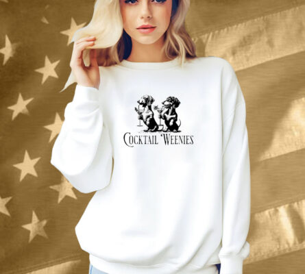 Martini Cocktail Lover Dachshund Cocktail Weenies Dachshund Shirt