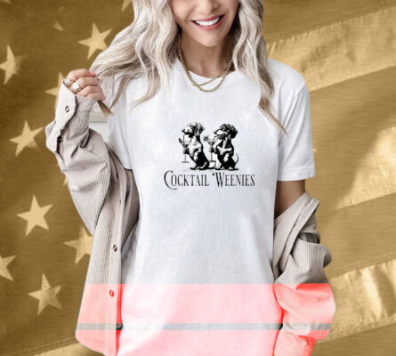 Martini Cocktail Lover Dachshund Cocktail Weenies Dachshund Shirt
