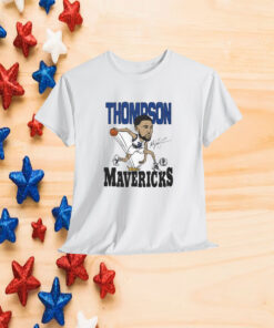 Mavericks Klay Thompson Caricature Signature Shirt