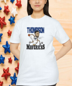 Mavericks Klay Thompson Caricature Signature Shirt
