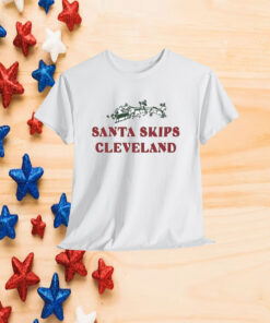 Max Scharping Santa Skips Cleveland Shirt