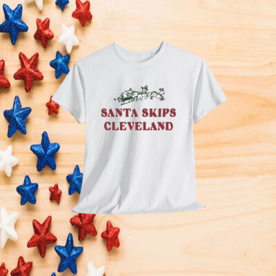 Max Scharping Santa Skips Cleveland Shirt