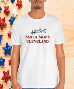 Max Scharping Santa Skips Cleveland Shirt