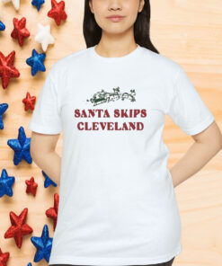 Max Scharping Santa Skips Cleveland Shirt