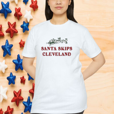 Max Scharping Santa Skips Cleveland Shirt