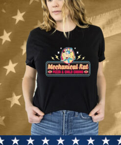 Mechanical Rat Pizza & Child Casino Tee Shirt