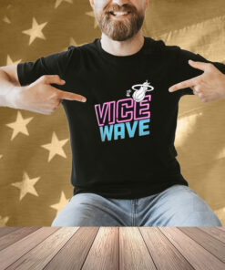 Miami Heat Iconic Hometown Vice Wave Shirt