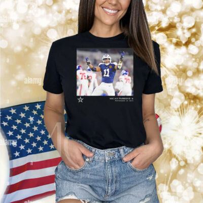 Micah Parsons #11 Dallas Cowboys Game Action November 28, 2024 Jersey Shirt