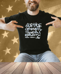 Mike Tomlin Justice Opportunity Equity Freedom Shirt