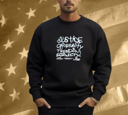 Mike Tomlin Justice Opportunity Equity Freedom Shirt