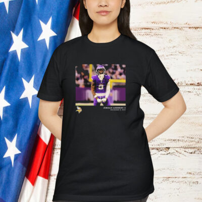 Minnesota Vikings Jordan Addison NFL Flash Features Week 14 Shirt