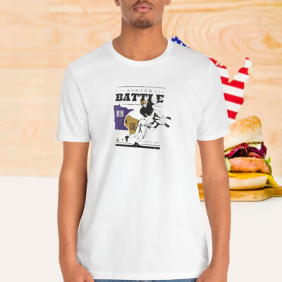 Minnesota Vikings vs. Green Bay Packers Battle Border Shirt