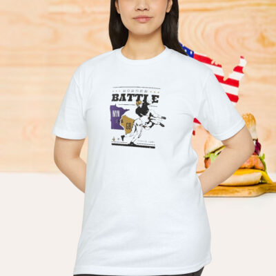 Minnesota Vikings vs. Green Bay Packers Battle Border Shirt
