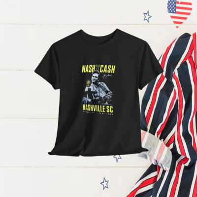 Nash X Cash Nashville SC Johnny Cash Finger Ten USA Shirt