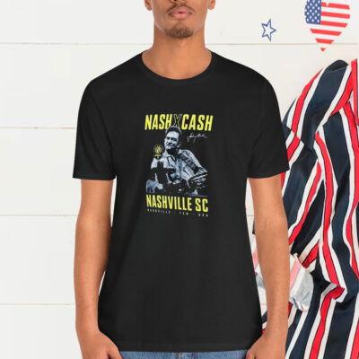 Nash X Cash Nashville SC Johnny Cash Finger Ten USA Shirt