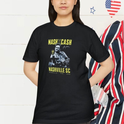 Nash X Cash Nashville SC Johnny Cash Finger Ten USA Shirt