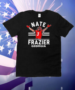Nate Frazier 3 Georgia Bulldogs football players T-Shirt
