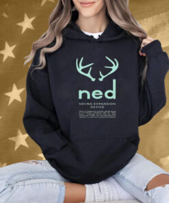 Ned Bayou Neuro Expansion Device Antlers Deer Tee Shirt