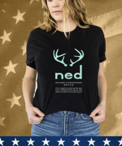 Ned Bayou Neuro Expansion Device Antlers Deer Tee Shirt