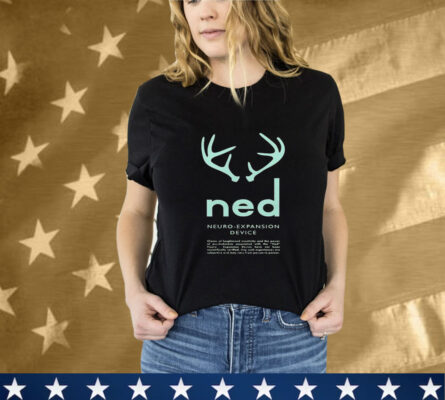 Ned Bayou Neuro Expansion Device Antlers Deer Tee Shirt
