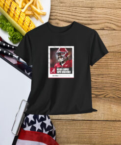 Official Alabama Crimson Tide Jalen Milroe 2024 SEC William V Campbell Trophy Award Winner Poster Shirt