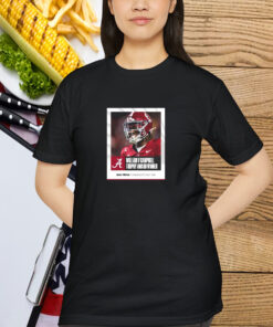 Official Alabama Crimson Tide Jalen Milroe 2024 SEC William V Campbell Trophy Award Winner Poster Shirt