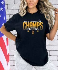 Official Arizona State Sun Devils 2024 Big 12 Football Champions Shirt