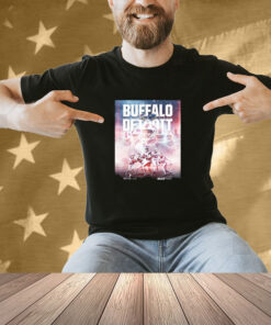 Official Buffalo Bills vs. Detroit Lions December 15 2024 The Motor City Showdown Poster Shirt