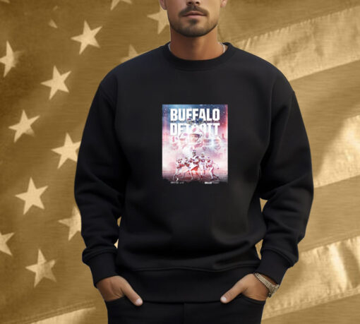 Official Buffalo Bills vs. Detroit Lions December 15 2024 The Motor City Showdown Poster Shirt