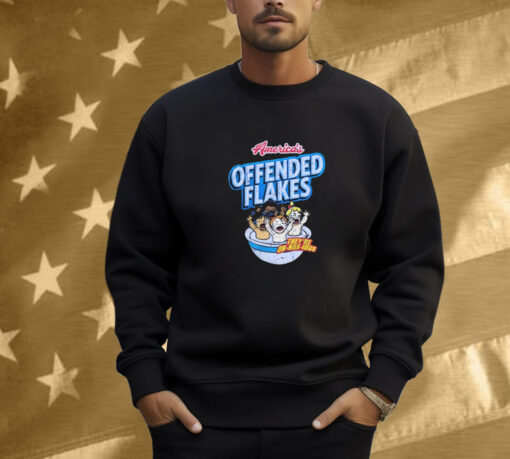 Official Derek Holland Wearing America’s Offended Flakes They’re Ob Nox Ious Shirt