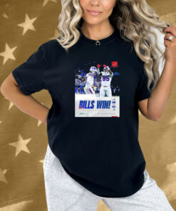 Official Final Buffalo Bills win Detroit Lions 48 -42 Score Week Fifteen Dec 15 2024 Poster Shirt