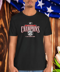 Official Georgia Bulldogs 2024 SEC Football Conference Champions It Just Means More Locker Room Shirt