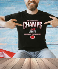 Official Jacksonville State Gamecocks 2024 C-USA Football Conference Champions Locker Room Shirt