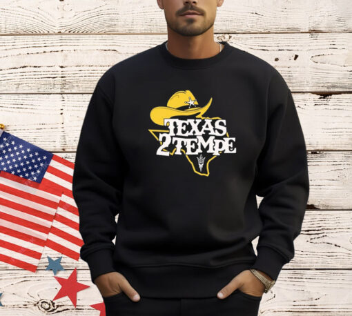 Official Kenny Dillingham Arizona State Sun Devils Wearing Texas To Tempe Shirt