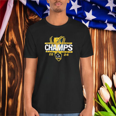 Official Los Angeles Galaxy 2024 MLS Cup Champions Custom Shirt